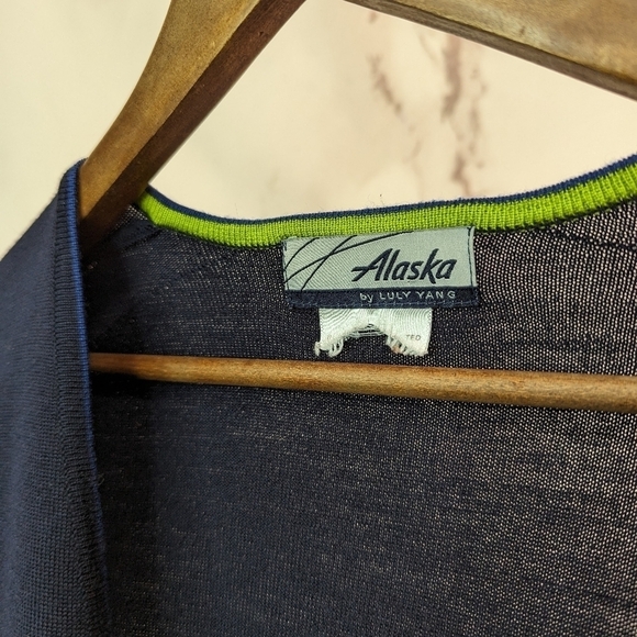 Alaskan Airline Uniform Women Medium Stewardess Flight Attendant Luly Yang 1856 - Picture 3 of 10